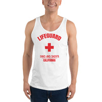 Lifeguard White Tank Top